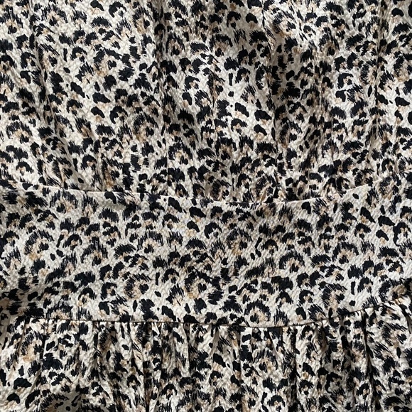 Rebecca Taylor Leopard Print Tedo Silk Dress Size - Picture 4 of 10